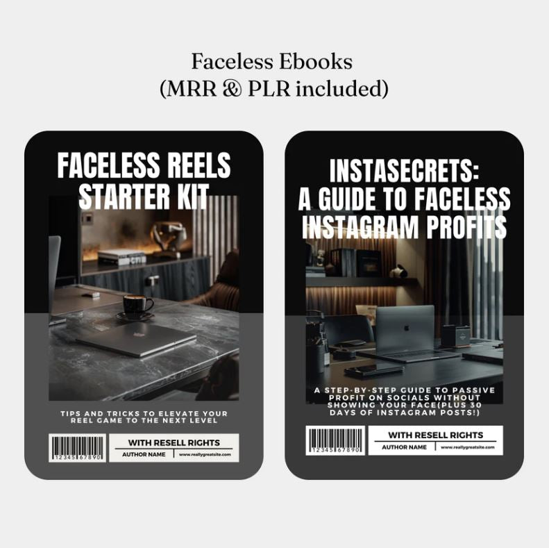 Faceless for Men - Digital Marketing Bundle