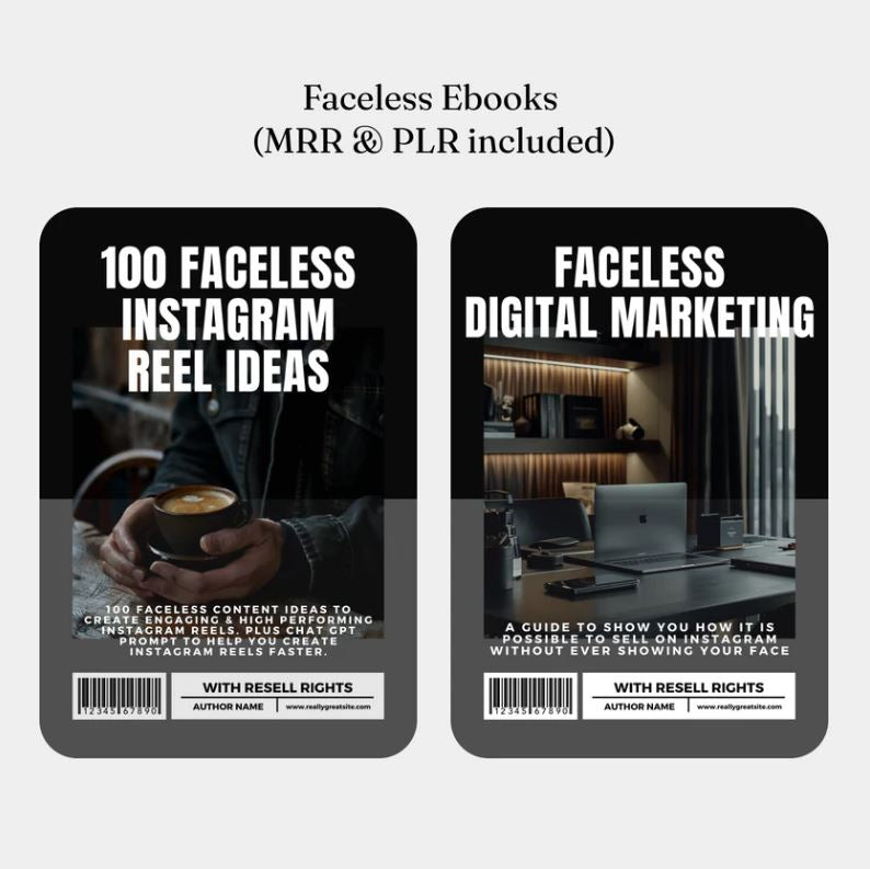 Faceless for Men - Digital Marketing Bundle